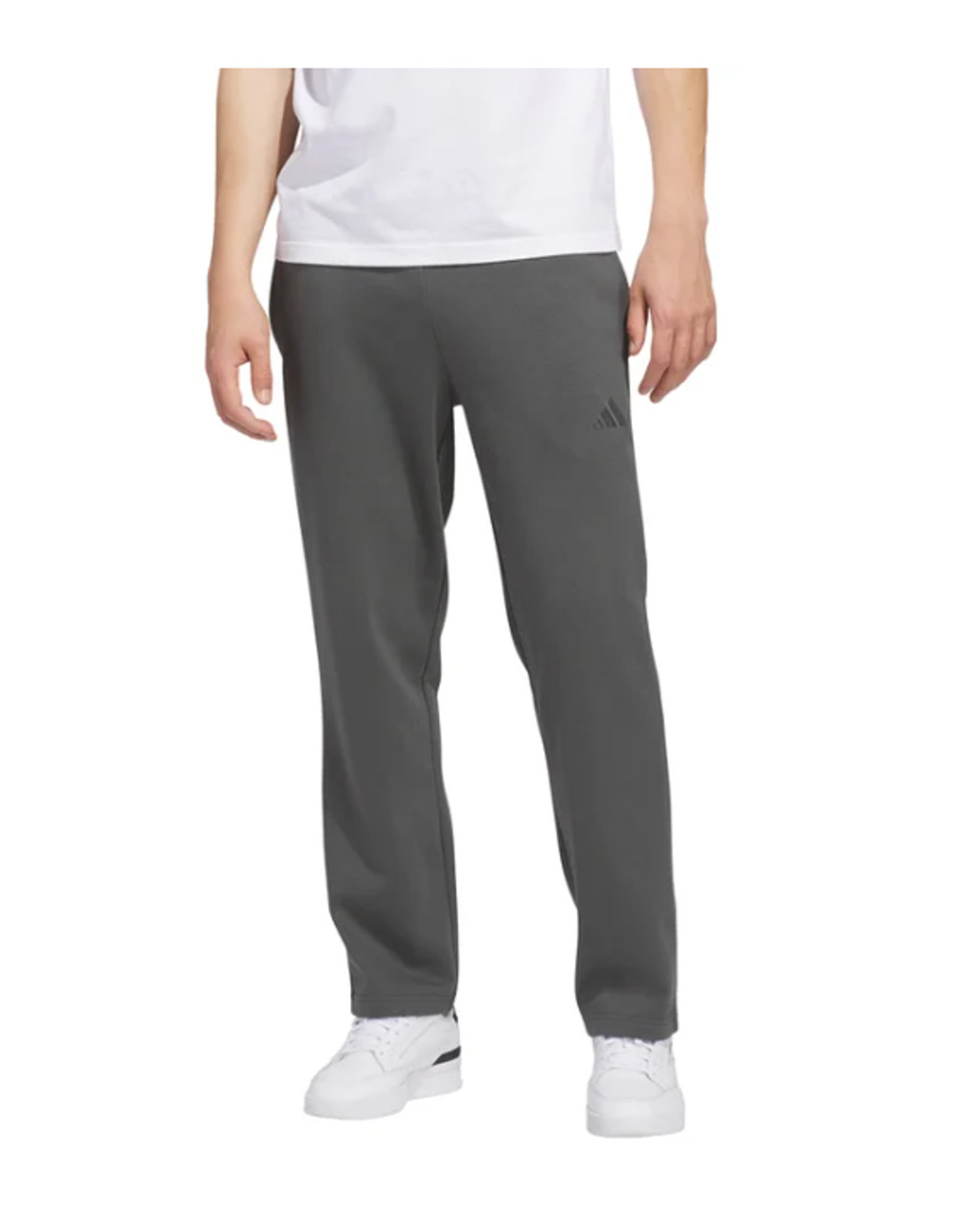 adidas Men's Fleece Pant Regular Fit Gray Size XL